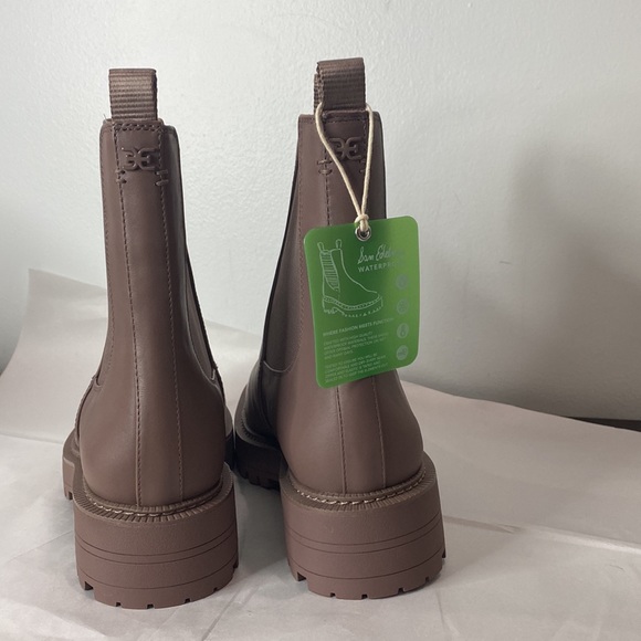 Sam Edelman Laguna Waterproof Lug Sole Boots 9.5wide - Picture 5 of 9